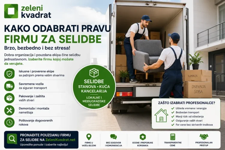 Kako odabrati pravu firmu za selidbe i izbeći najčešće probleme?